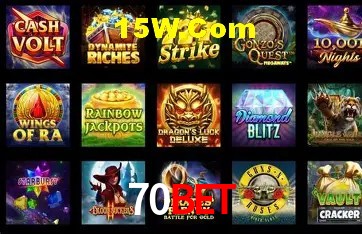 Recursos de Bônus 70Bet